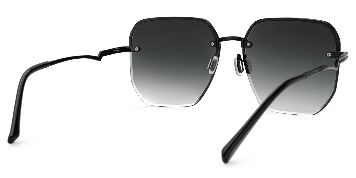 Geralene Metal Silber Sonnenbrille | ZEELOOL3