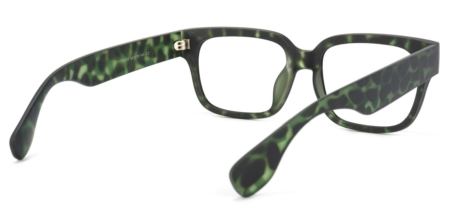 Colin Grün-Tortoise Rechteckig Brille4
