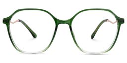 Kayee Grün Geometrisch Brille0