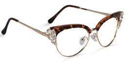 Hearn Tortoise Cateye Brille2