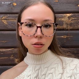 Babbage Schwarz-Tortoise Rund Brille8