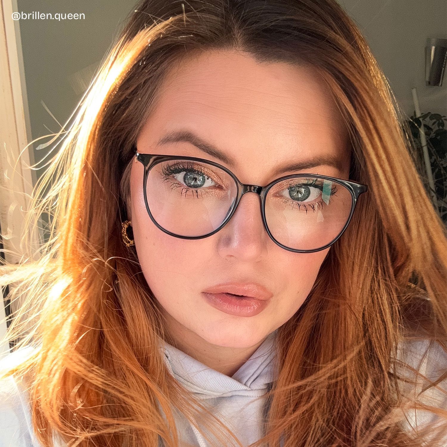 Babbage Schwarz Rund Brille7