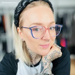 Walden Blau-Orange Quadratisch Brille7