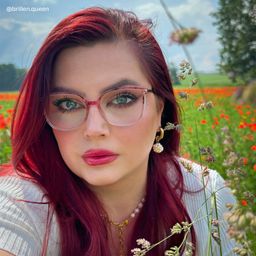 Walden Blumendruck-Rosa Quadratisch Brille6