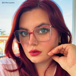 Walden Blumendruck-Rosa Quadratisch Brille5