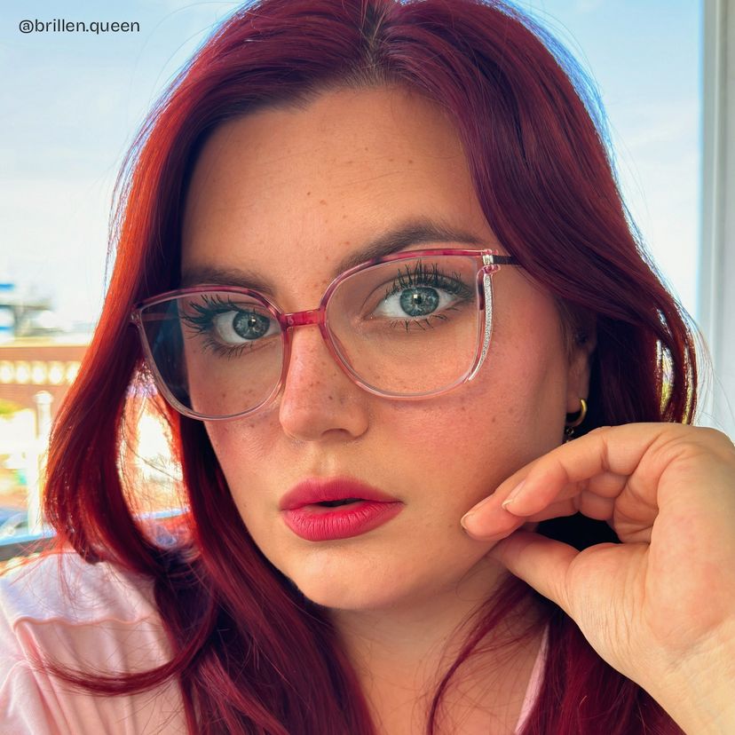 Walden Blumendruck-Rosa Quadratisch Brille