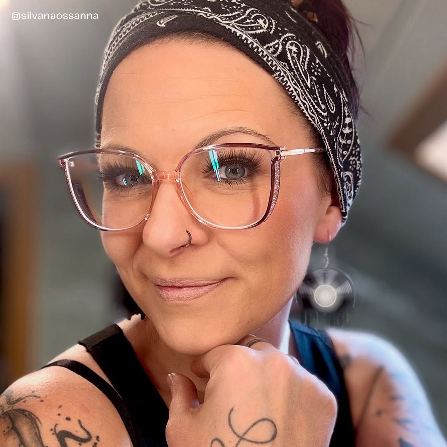 Walden Braun-Rosa Cateye Brille7