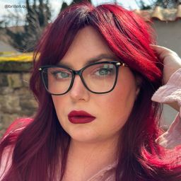 Westley Schwarz Schmetterling Brille8