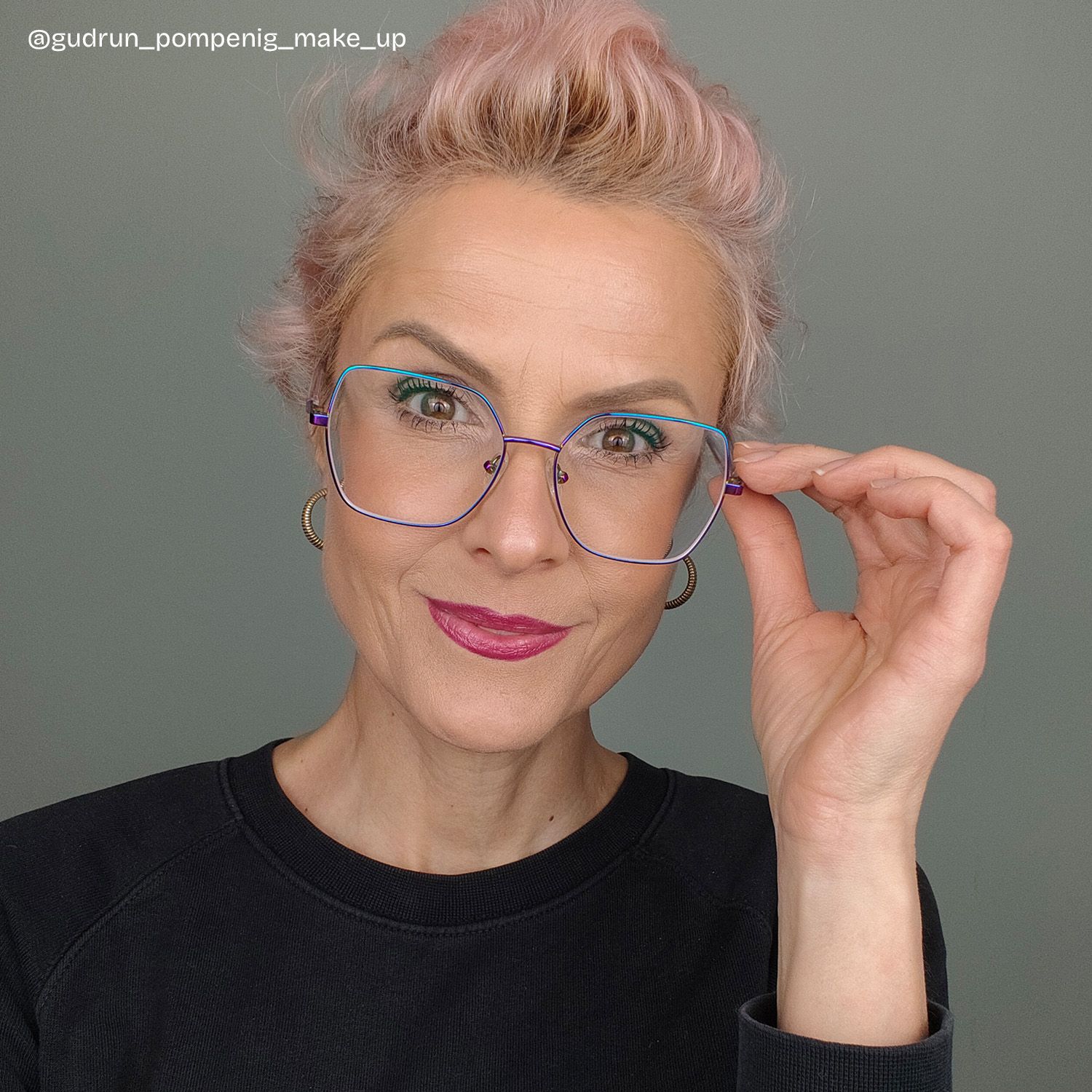 Billie Bunt Geometrisch Gemischte Materialien Brille9