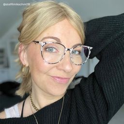 Babbage Blumendruck-Rosa Rund Brille8