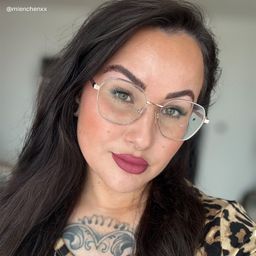 Perry Roségold Geometrisch Brille9