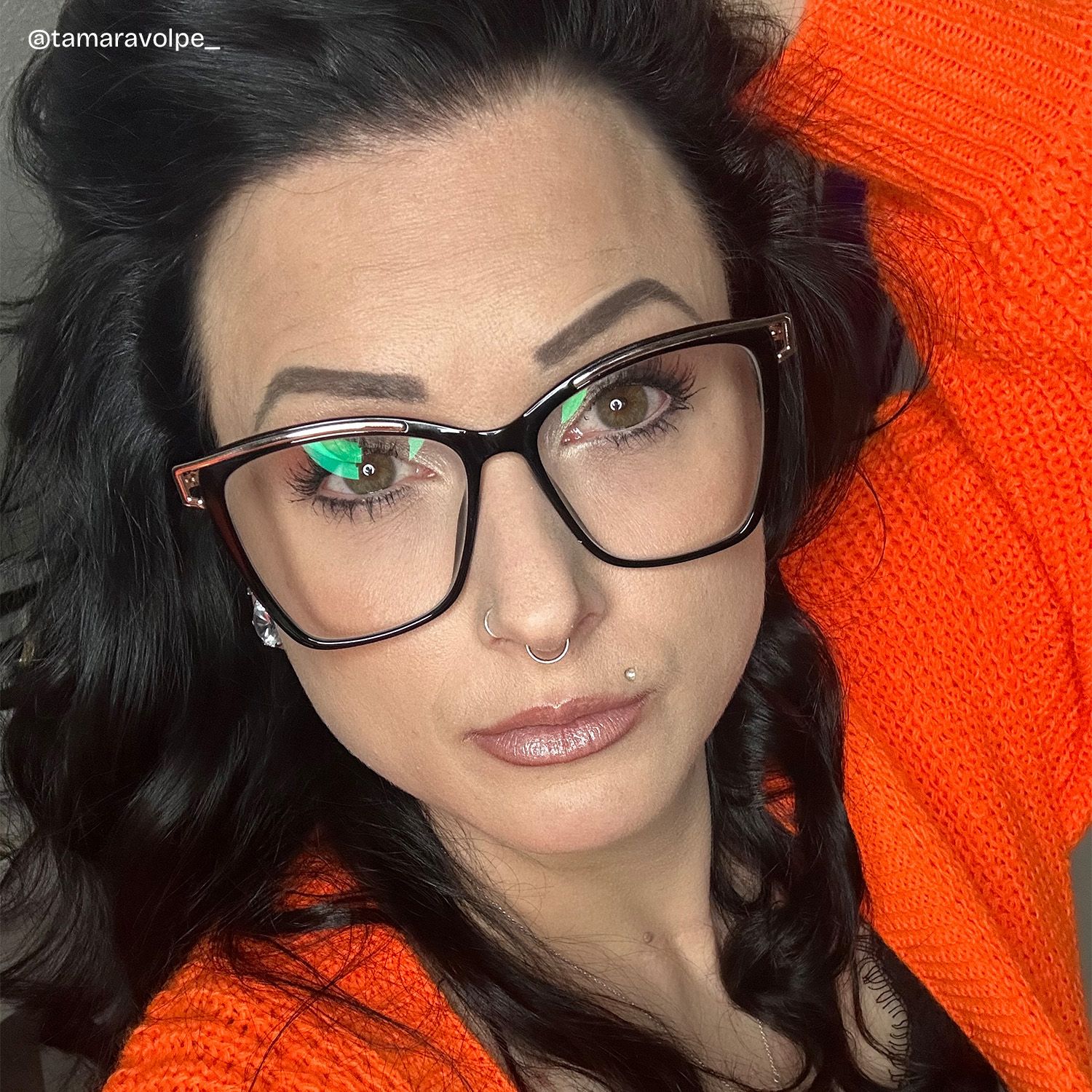 Matia Schwarz Quadratisch Brille8