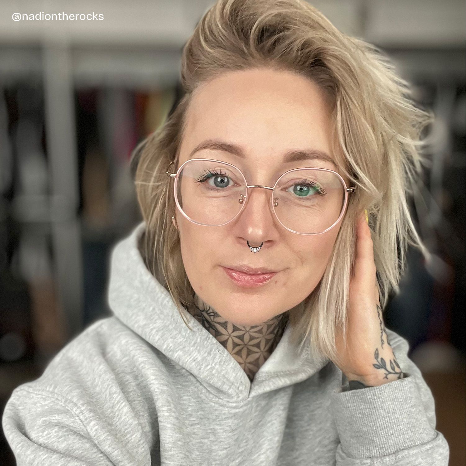 Qusay Rosa Rund Brille7