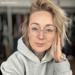 Qusay Rosa Rund Brille7