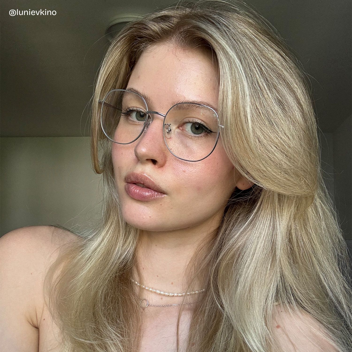 Qusay Silber Rund Brille7