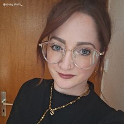 Basilia Gold Cateye Brille6