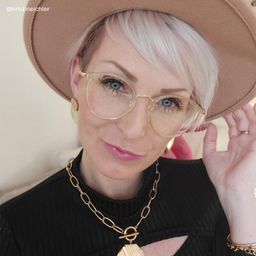 Basilia Gold Cateye Brille7