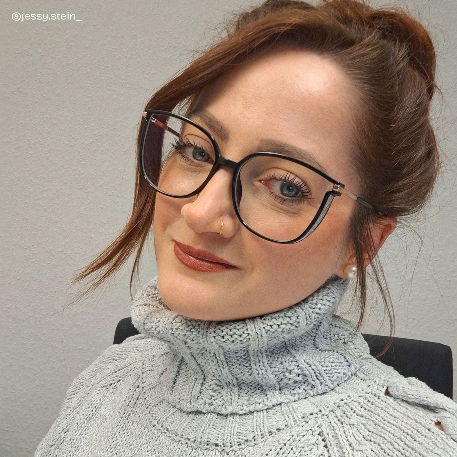 Walden Schwarz Cateye Brille7