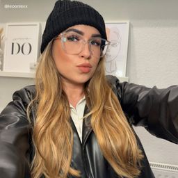 Walden Weiß Quadratisch Brille12