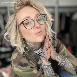 Zabrina Schwarz Cateye Brille7