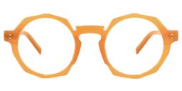 Goodwin Gelbe Geometrische Brille0