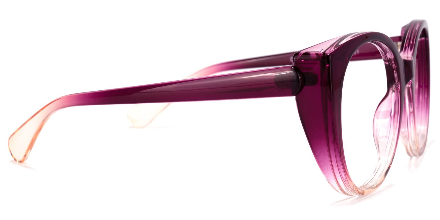 Tiesha Lila Cateye Brille2