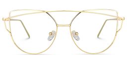 Selina Gold Pilot Brille0