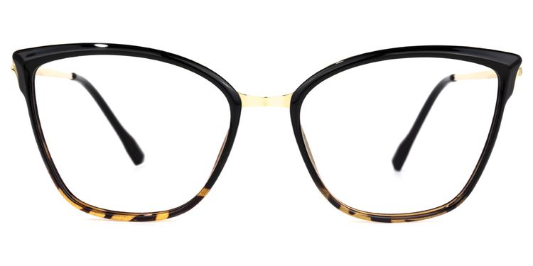 Imlah Schwarz Cateye Brille