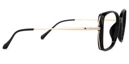 Fulleord Schwarz Quadratisch Brille3