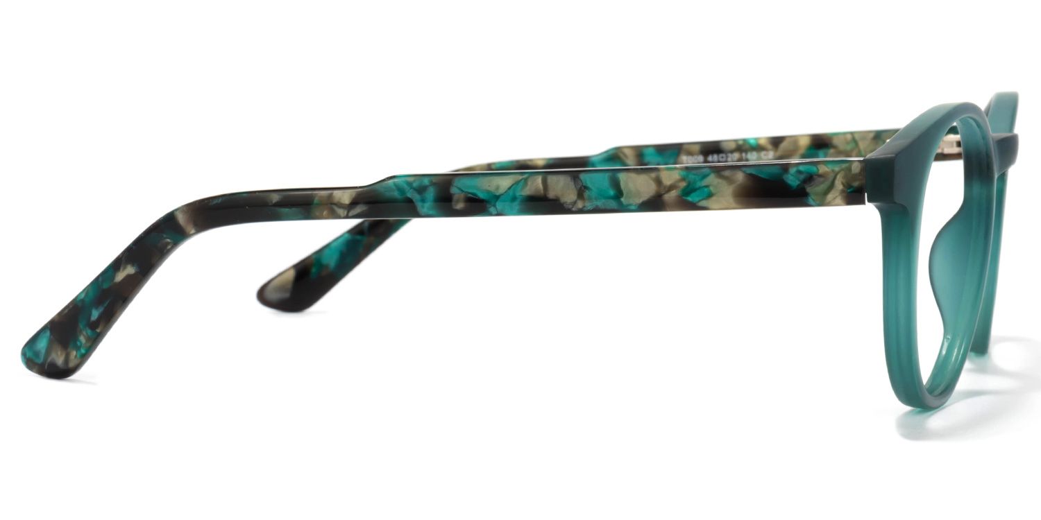 Patricia Grün Rund Brille3