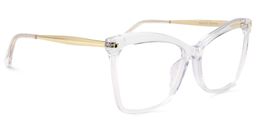 Isaebella Klar Schmetterling-Form Brille2