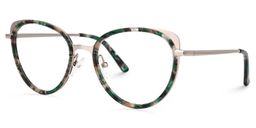 Vanesa Grüne Tortoise Cateye Brille1