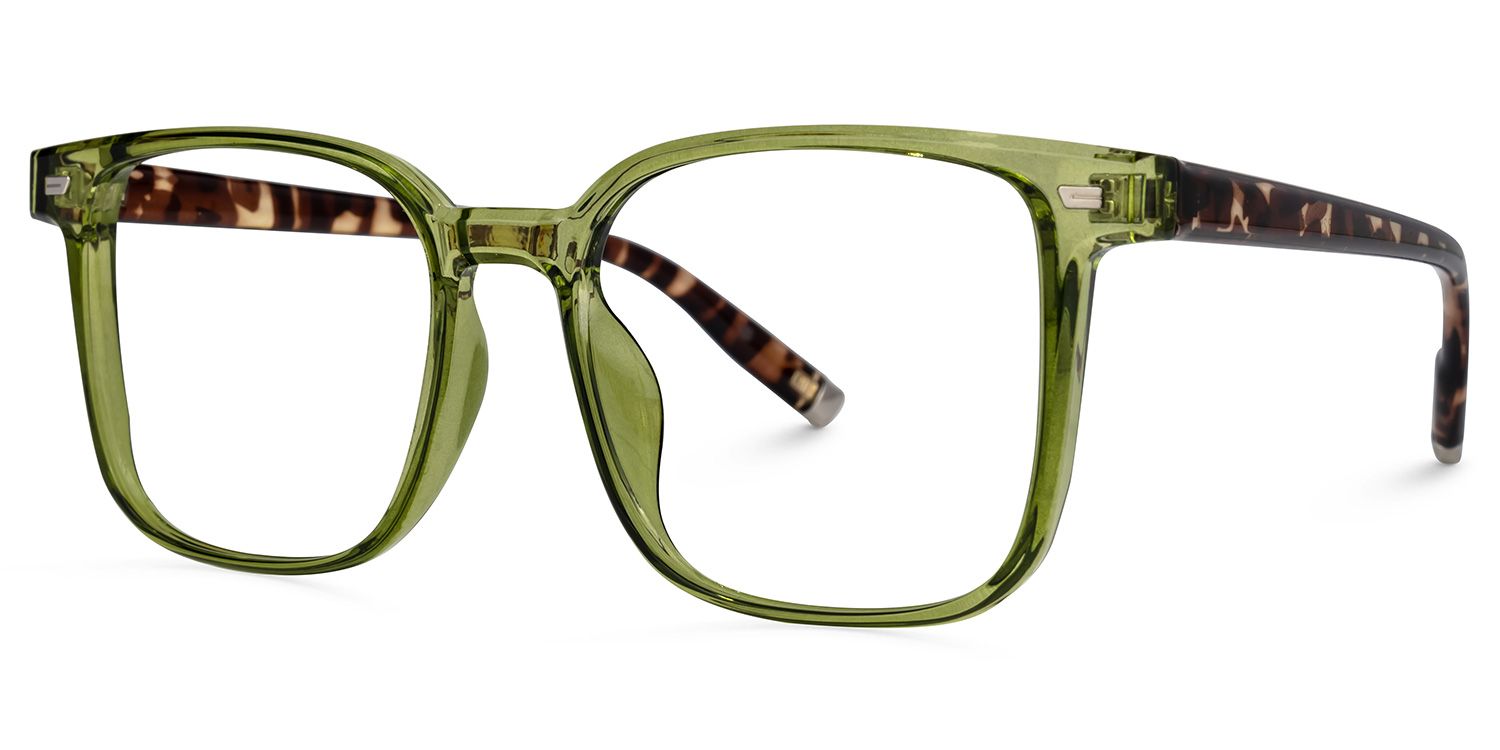 Undreaus Grün Quadratisch Brille1