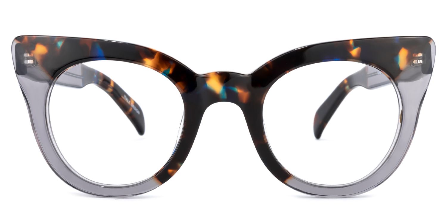 Godwin Grau Schildkröte Cat Eye Brille0