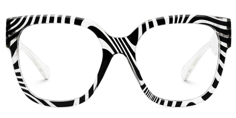 Trisha Schwarz Quadratisch Brille