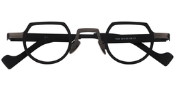 Timothy Schwarze Runde Brille1
