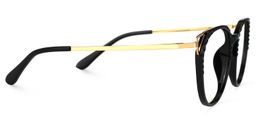 Vickea Schwarz Cateye Brille2