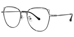 Denson Schwarz Cateye Brille1