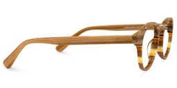 Quantay Braun Rund Brille2