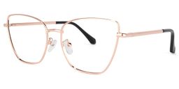 Qasim Rosa Cateye Brille1