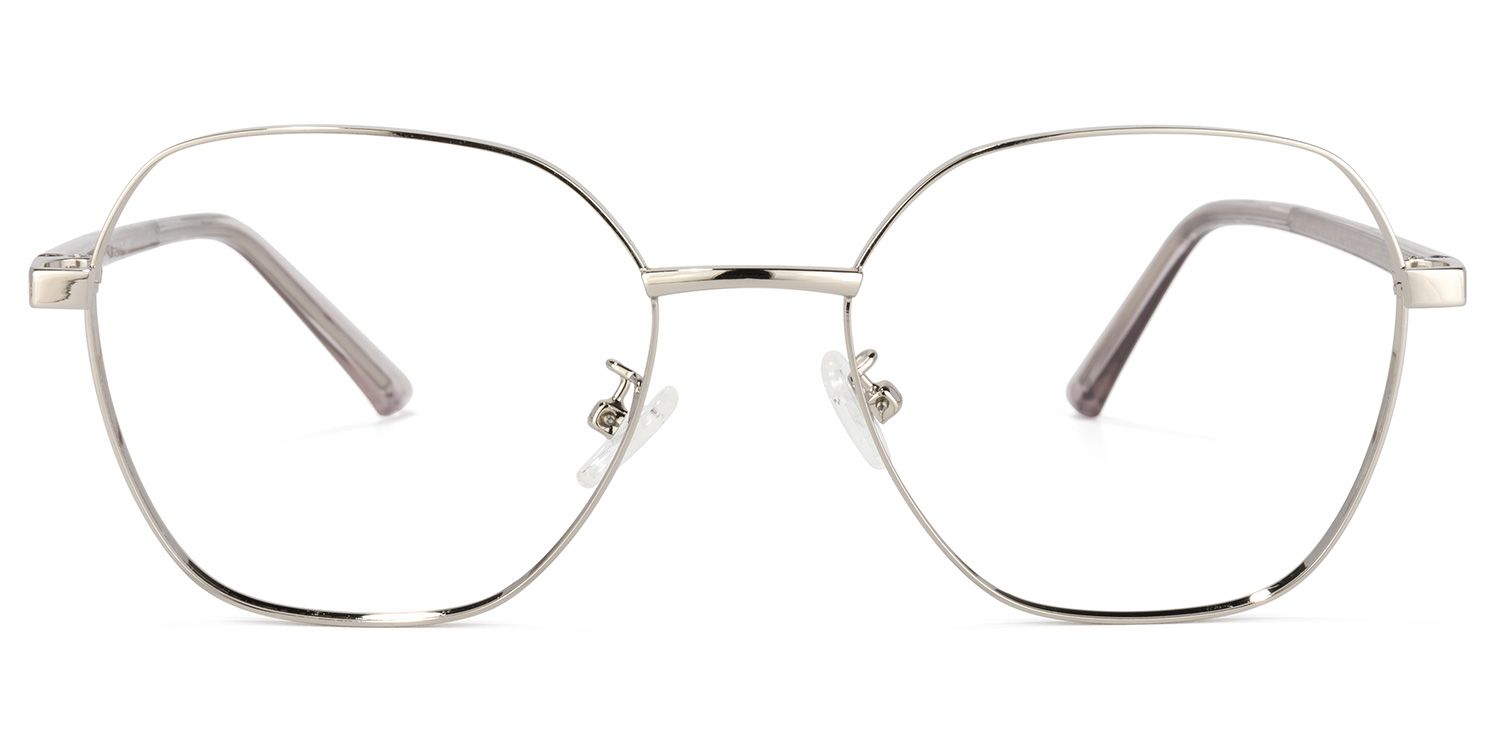 Perry Silber Geometraisch Brille0