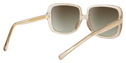 Raymond Beige Quadratisch Sonnenbrille4