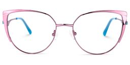 Jona Lila Blau Cateye Brille0