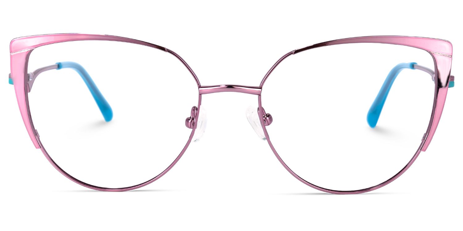 Jona Lila Blau Cateye Brille0