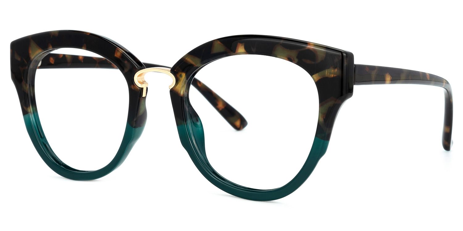 Ruthann Schwarze Tortoise Cateye Brille1
