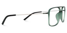 Frederica Dunkelgrün Rechteckig Brille3