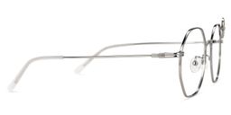 Kaitlyn Silber Geometrisch Brille2