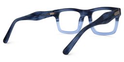 Riley Hellblau Rechteckige Brille4