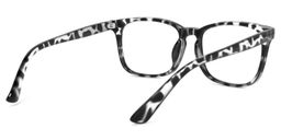 Noel Schwarz-Tortoise Rechteckig Brille4