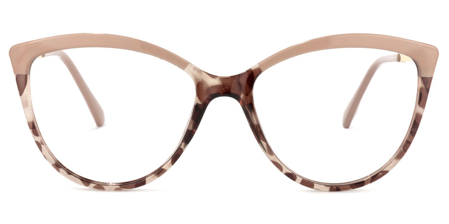 Omari Braune Tortoise Cateye Brille0